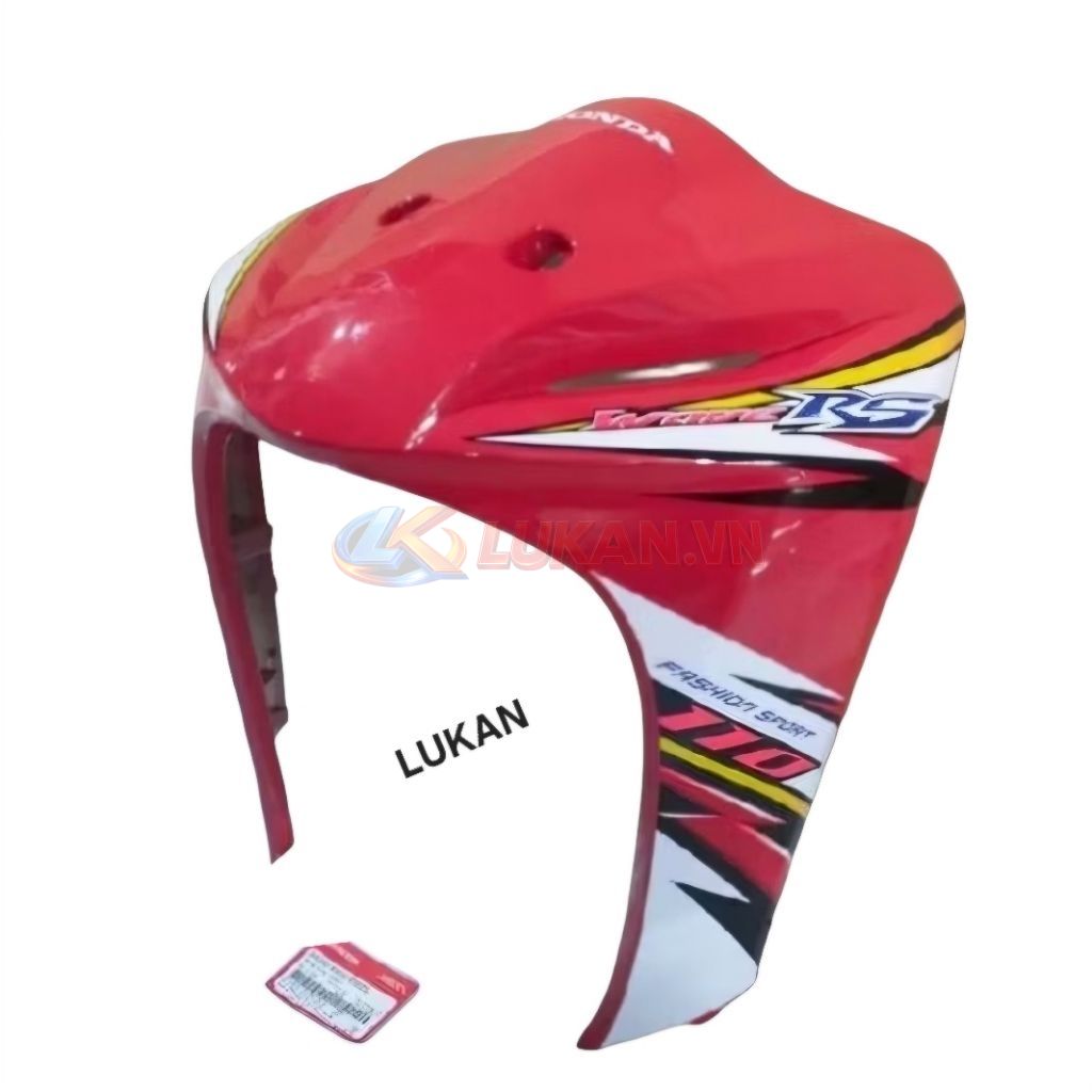 Nhựa ốp mặt nạ trước WAVE S110, RS 110.... Đỏ đô zin Honda - Ảnh 5