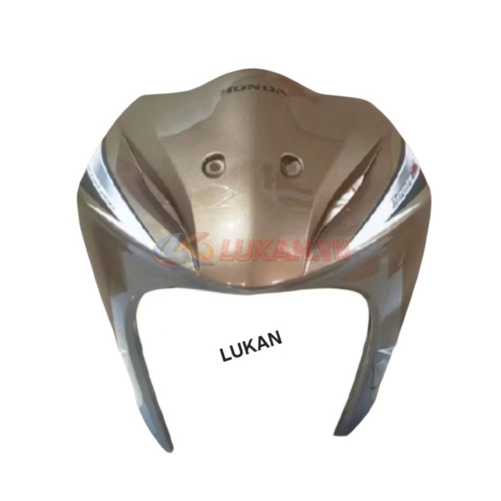 Nhựa ốp mặt nạ trước xe WAVE S110, RS 110.... Vàng đồng zin Honda - Ảnh 4