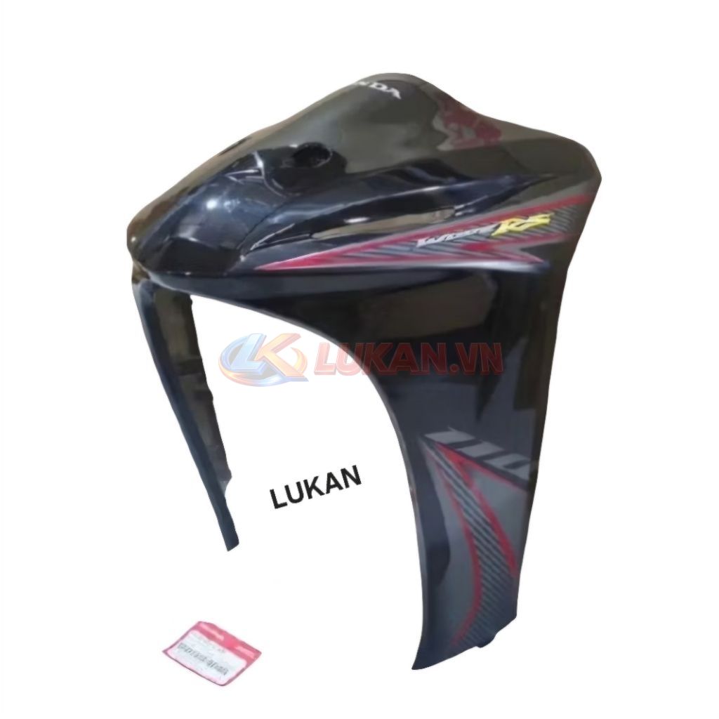 Nhựa ốp võ mặt nạ trước WAVE S110, RS 110.... Đen zin chính hãng - Ảnh 5