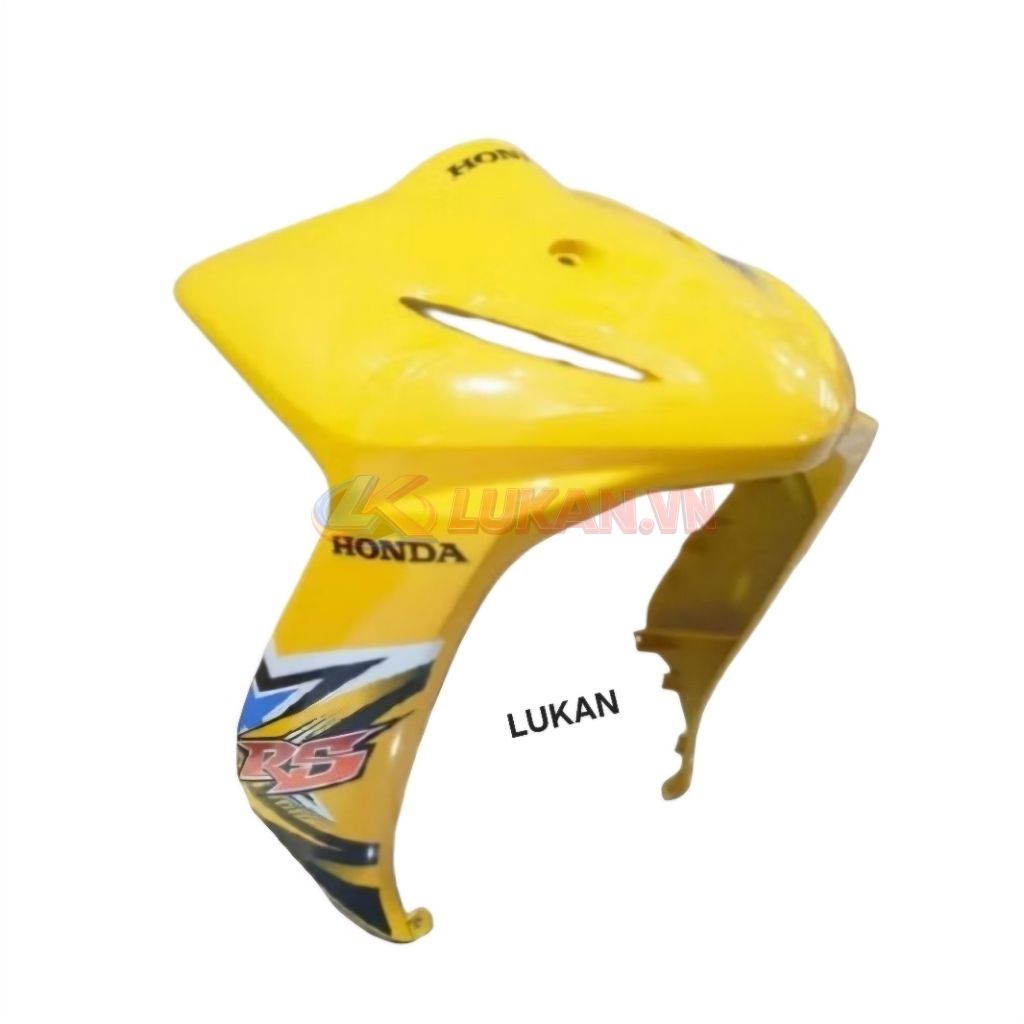Nhựa ốp võ mặt nạ trước WAVE S110, RS 110.... Vàng zin Honda - Ảnh 4