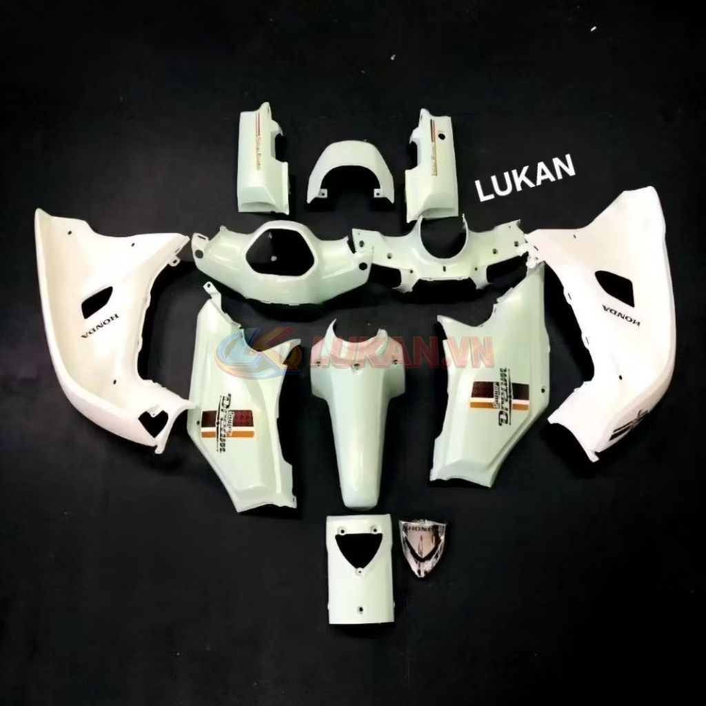 Bộ nhựa dàn áo, võ xe Super DREAM 110 Xanh zin Honda