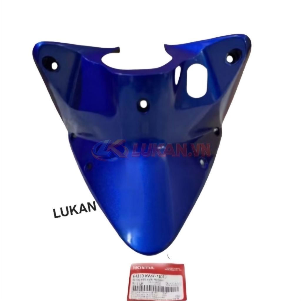 Nhựa ốp yếm khóa, lườn baga giữa WAVE S110, RSX.... Xanh zin Honda - Ảnh 4
