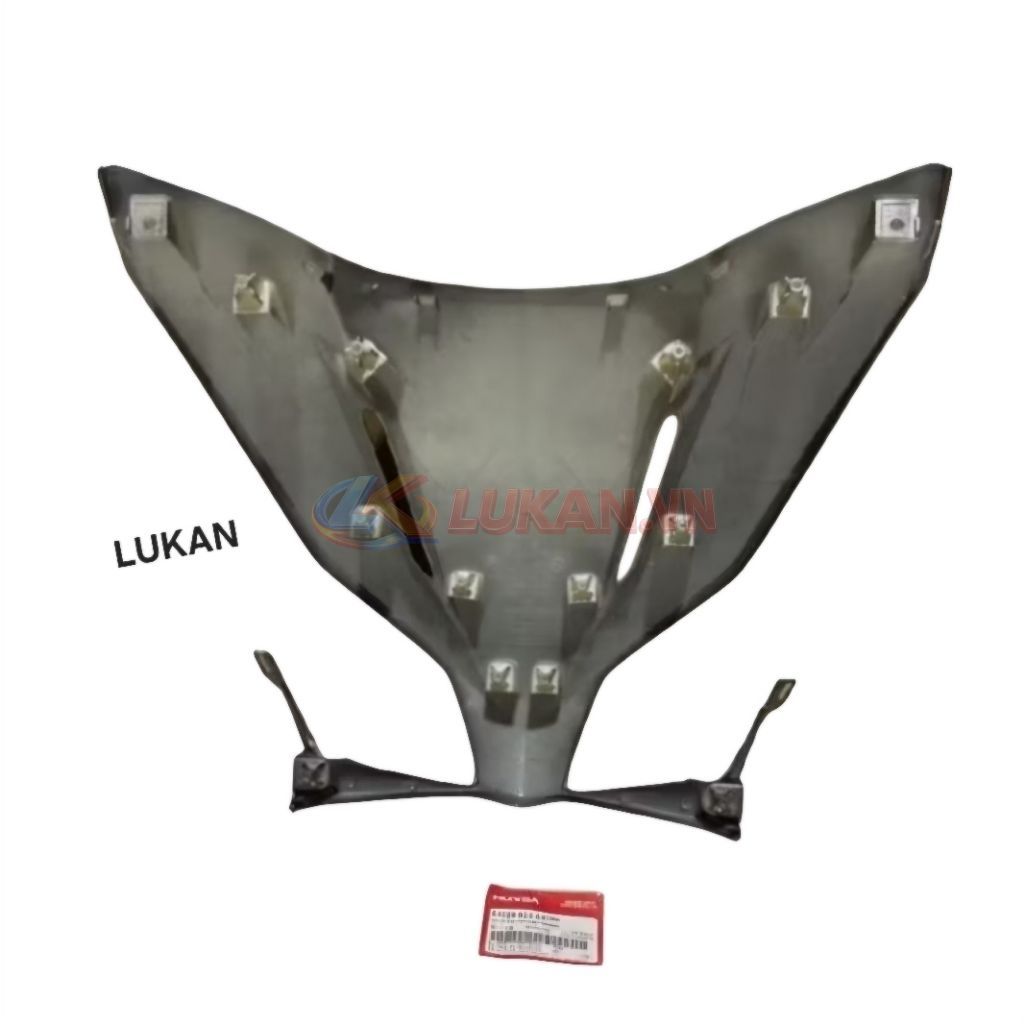Nhựa ốp mặt nạ trước WAVE RSX 2012.... Xám siêu nhân zin Honda - Ảnh 4