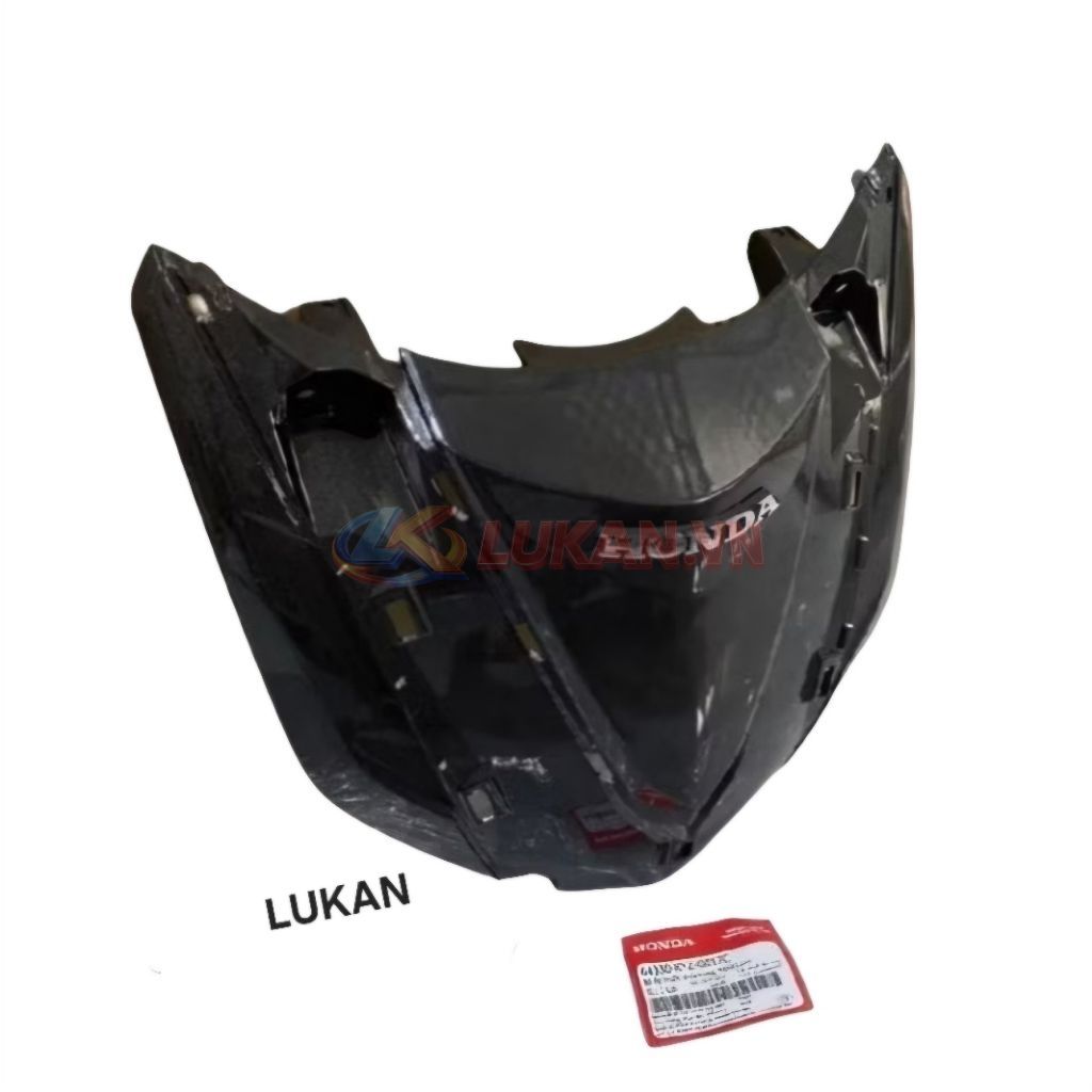 Nhựa ốp mặt nạ trước xe FUTURE MẬP 125 Xám chuột zin Honda - Ảnh 3