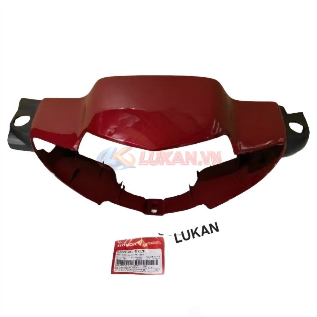 Nhựa ốp võ đầu đèn trước WAVE ALPHA đời đầu Đỏ mận, bàn thờ zin