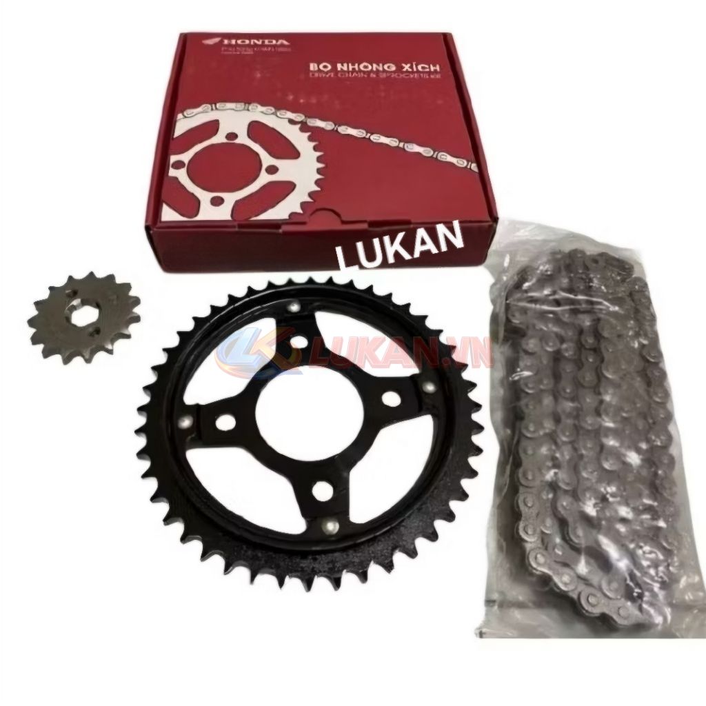 Bộ nhông sên dĩa, xích tải xe WINNER, RS 150.... zin Honda