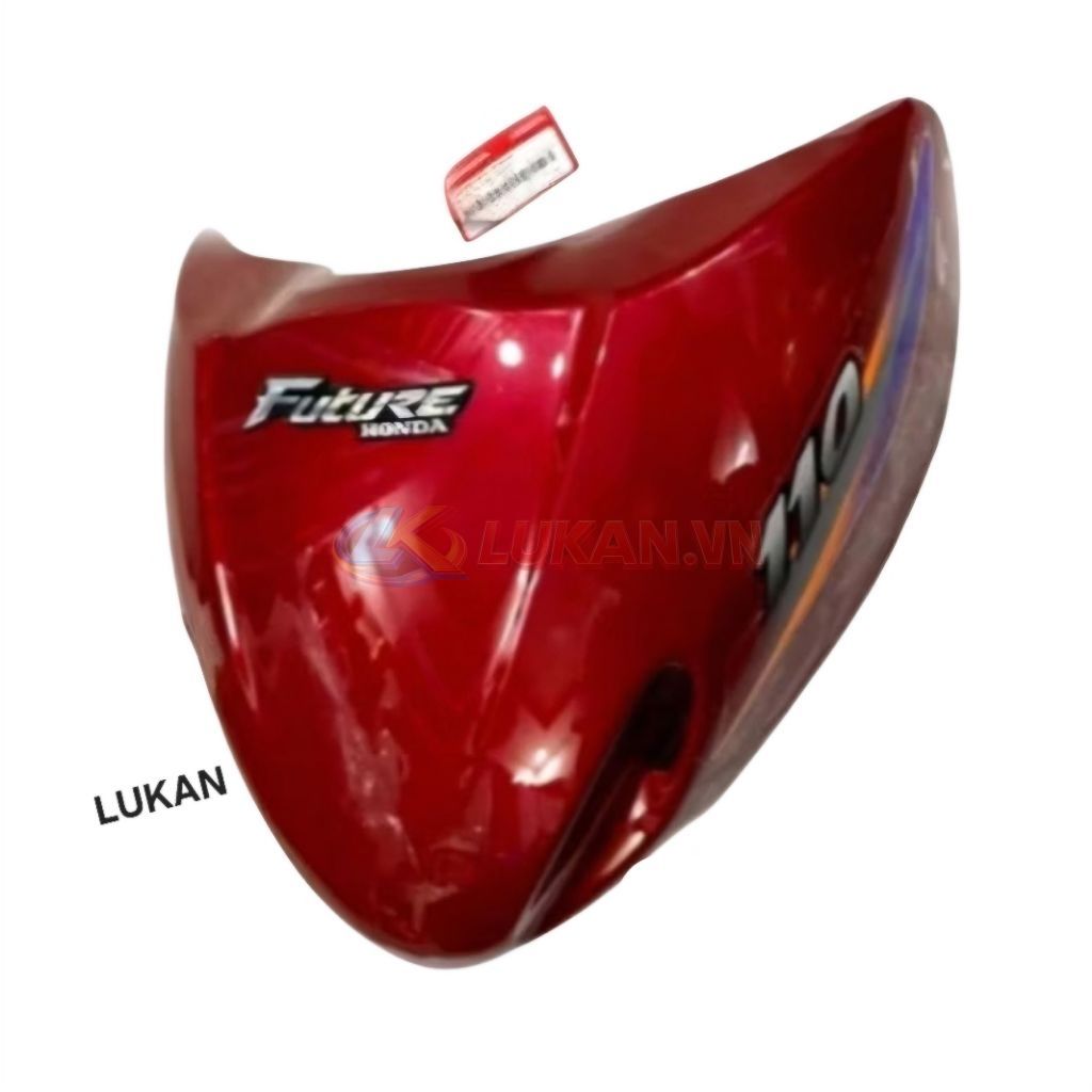 Nhựa ốp mặt nạ trước xe FUTURE 1 đời đầu Đỏ mận zin Honda - Ảnh 4