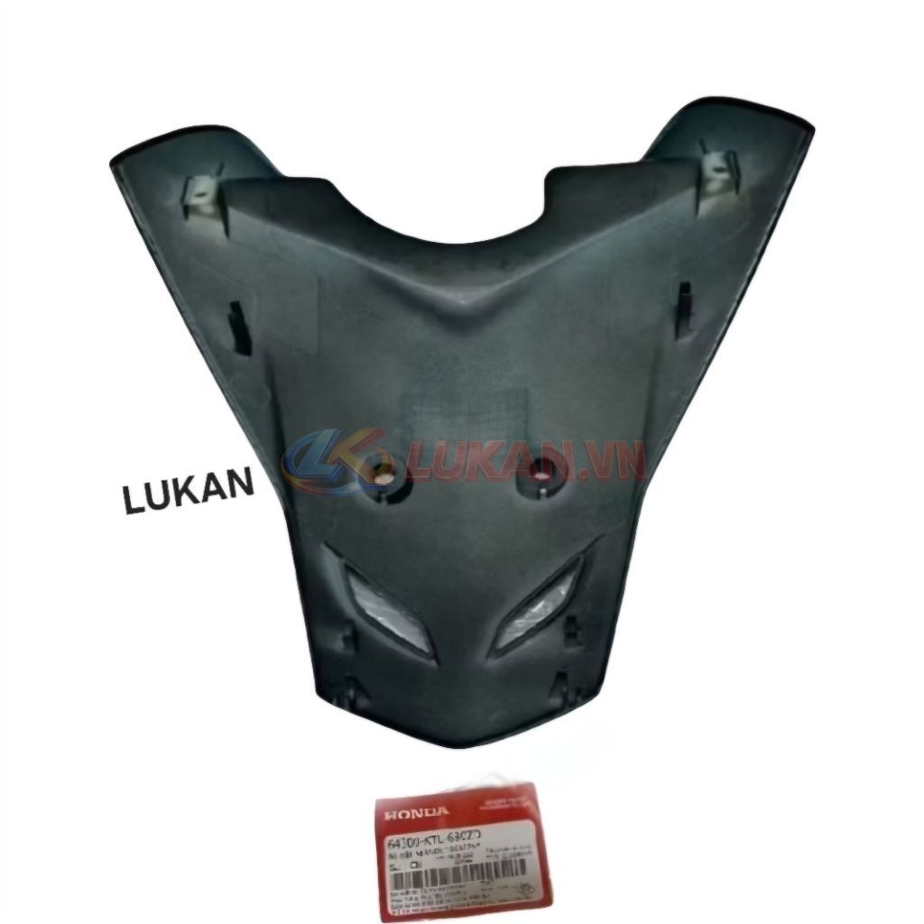 Nhựa ốp võ mặt nạ trước WAVE A, ALPHA, RS, S100.... Xanh lá zin Honda 64300-KTL-680ZD - Ảnh 3