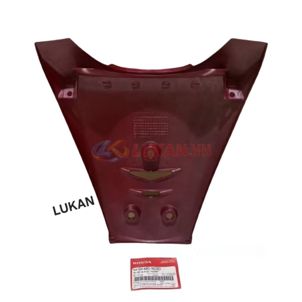 Nhựa mặt nạ trước xe WAVE ALPHA đời đầu Đỏ mận zin Honda 64300-KRS-900ZD - Ảnh 2