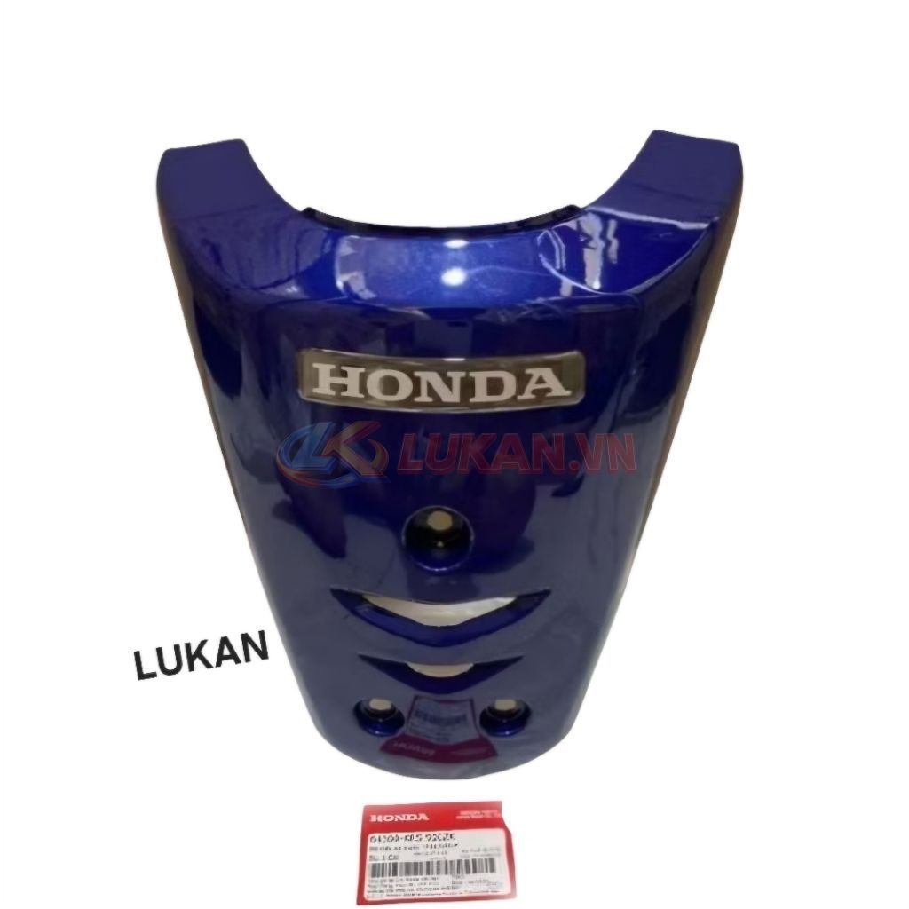 Nhựa ốp mặt nạ trước WAVE ALPHA đời đầu Xanh mực zin Honda - Ảnh 3