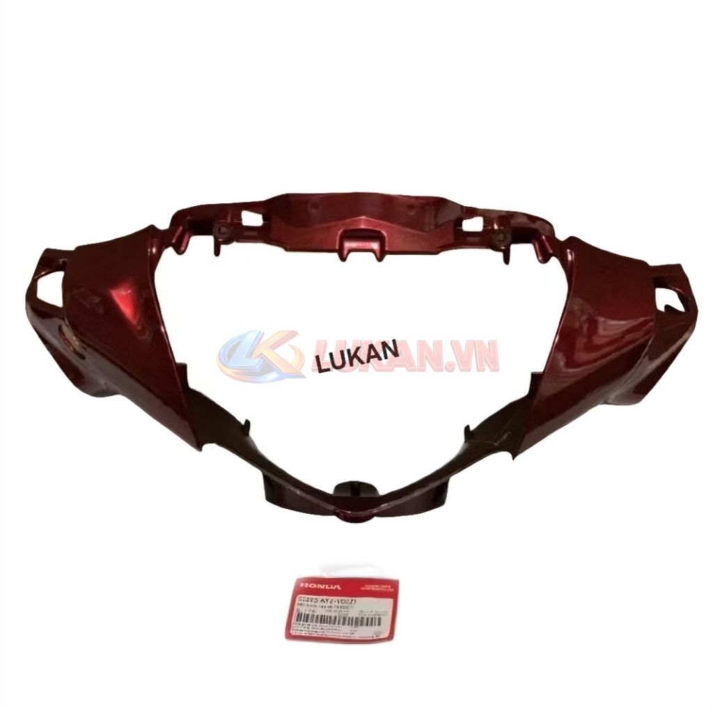 Nhựa ốp võ đầu đèn trước FUTURE MẬP 125 Đỏ mận zin Honda - Ảnh 3