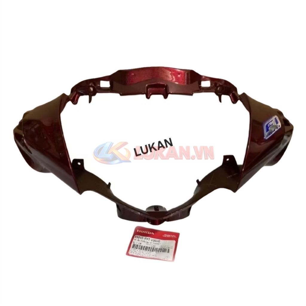 Nhựa ốp võ đầu đèn trước FUTURE MẬP 125 Đỏ mận zin Honda