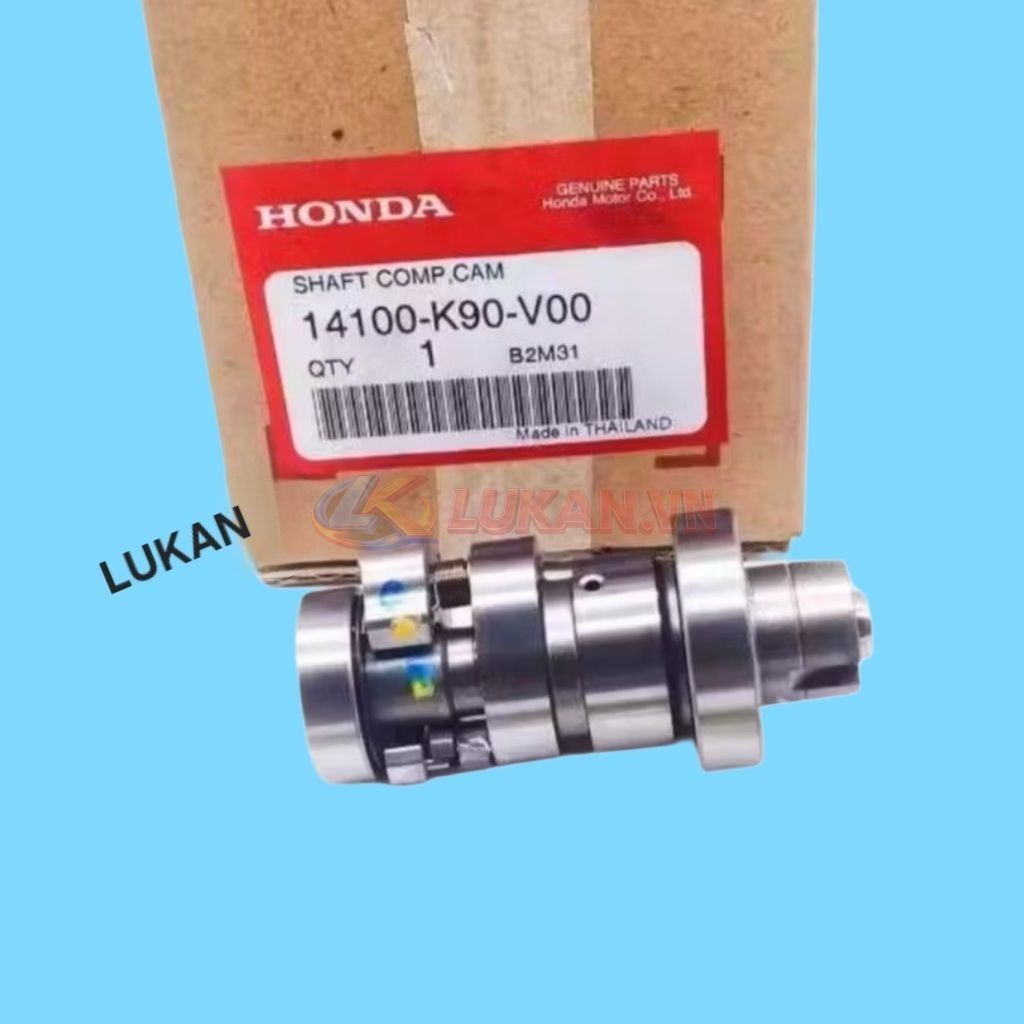 Trục cốt cam đầu quylat xe WAVE RSX 110 Fi zin chính hãng 14100-K03-H10, 14100-K90-V00 - Ảnh 3