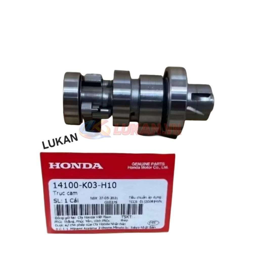 Trục cốt cam đầu quylat xe WAVE RSX 110 Fi zin chính hãng 14100-K03-H10, 14100-K90-V00 - Ảnh 4