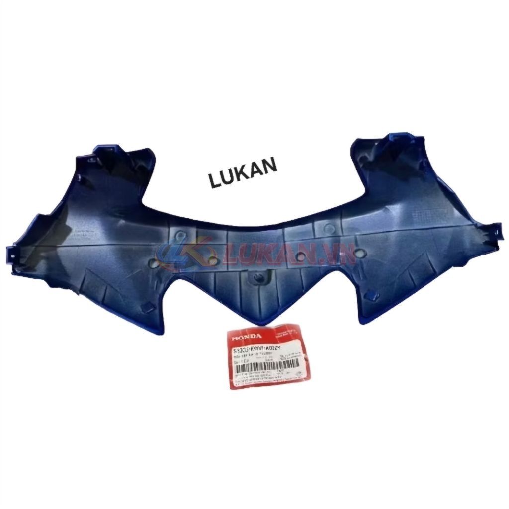 Ốp nhựa đầu đèn trước, nắp trên tay lái WAVE S110, RS, RSX... Xanh zin Honda - Ảnh 4