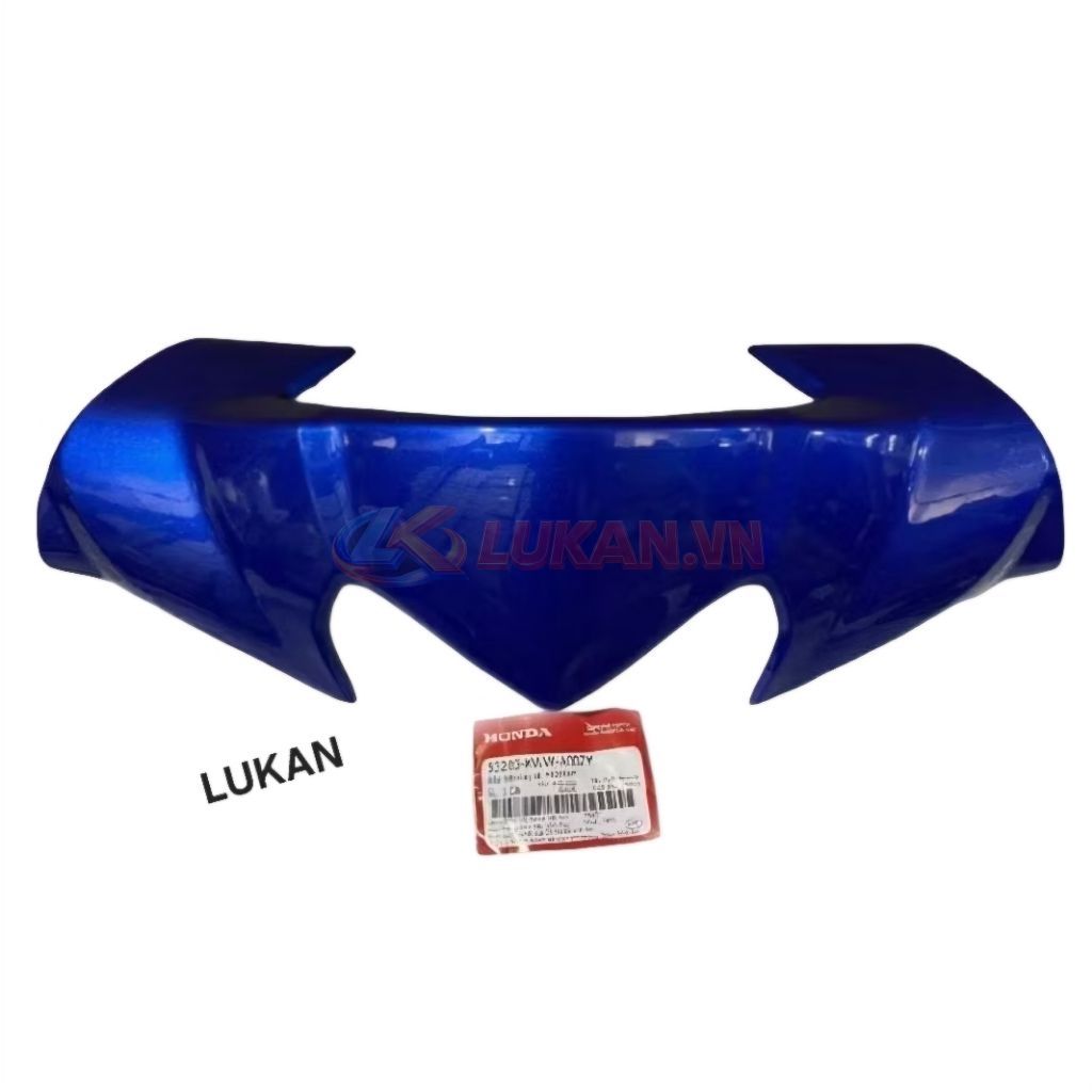 Ốp nhựa đầu đèn trước, nắp trên tay lái WAVE S110, RS, RSX... Xanh zin Honda