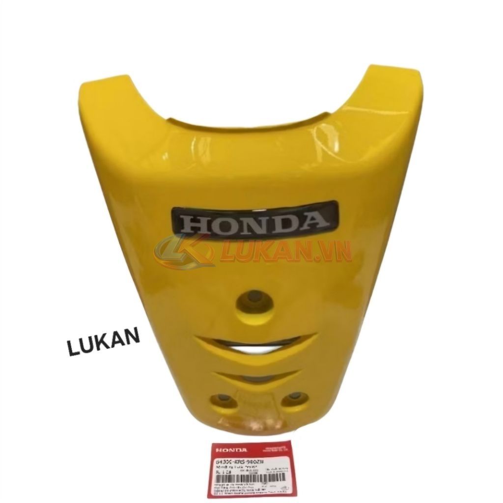 Nhựa ốp vỏ mặt nạ trước WAVE ALPHA đời đầu Vàng zin Honda - Ảnh 3