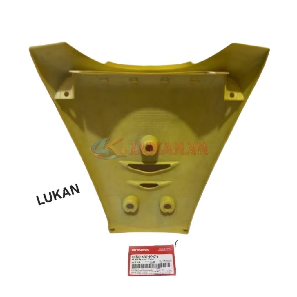 Nhựa ốp vỏ mặt nạ trước WAVE ALPHA đời đầu Vàng zin Honda - Ảnh 4