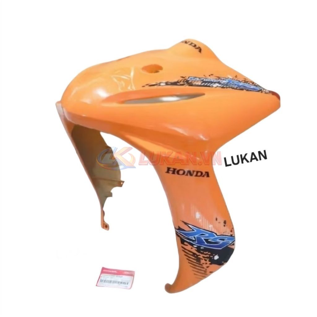 Nhựa ốp võ mặt nạ trước WAVE S110, RS 110.... Vàng cam zin Honda - Ảnh 4