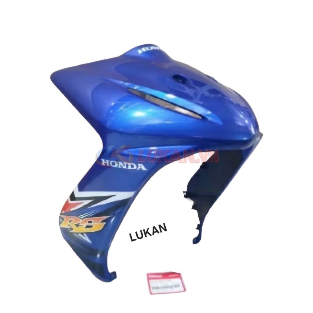 Nhựa ốp võ mặt nạ trước WAVE S110, RS 110.... Xanh zin Honda - Ảnh 3