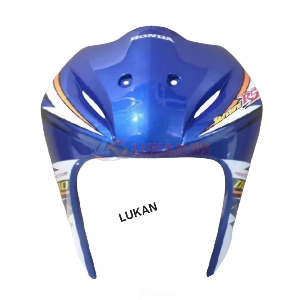 Nhựa ốp võ mặt nạ trước WAVE S110, RS 110.... Xanh zin Honda - Ảnh 5