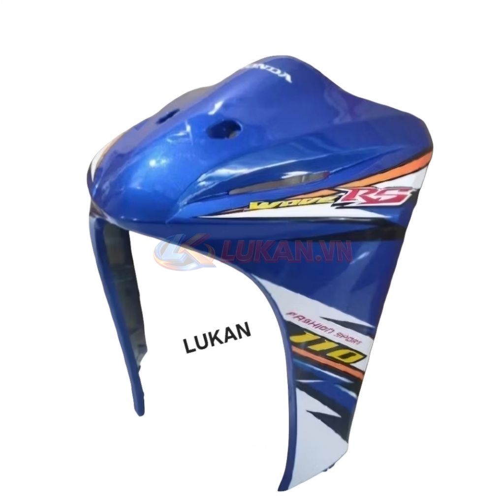 Nhựa ốp võ mặt nạ trước WAVE S110, RS 110.... Xanh zin Honda - Ảnh 6