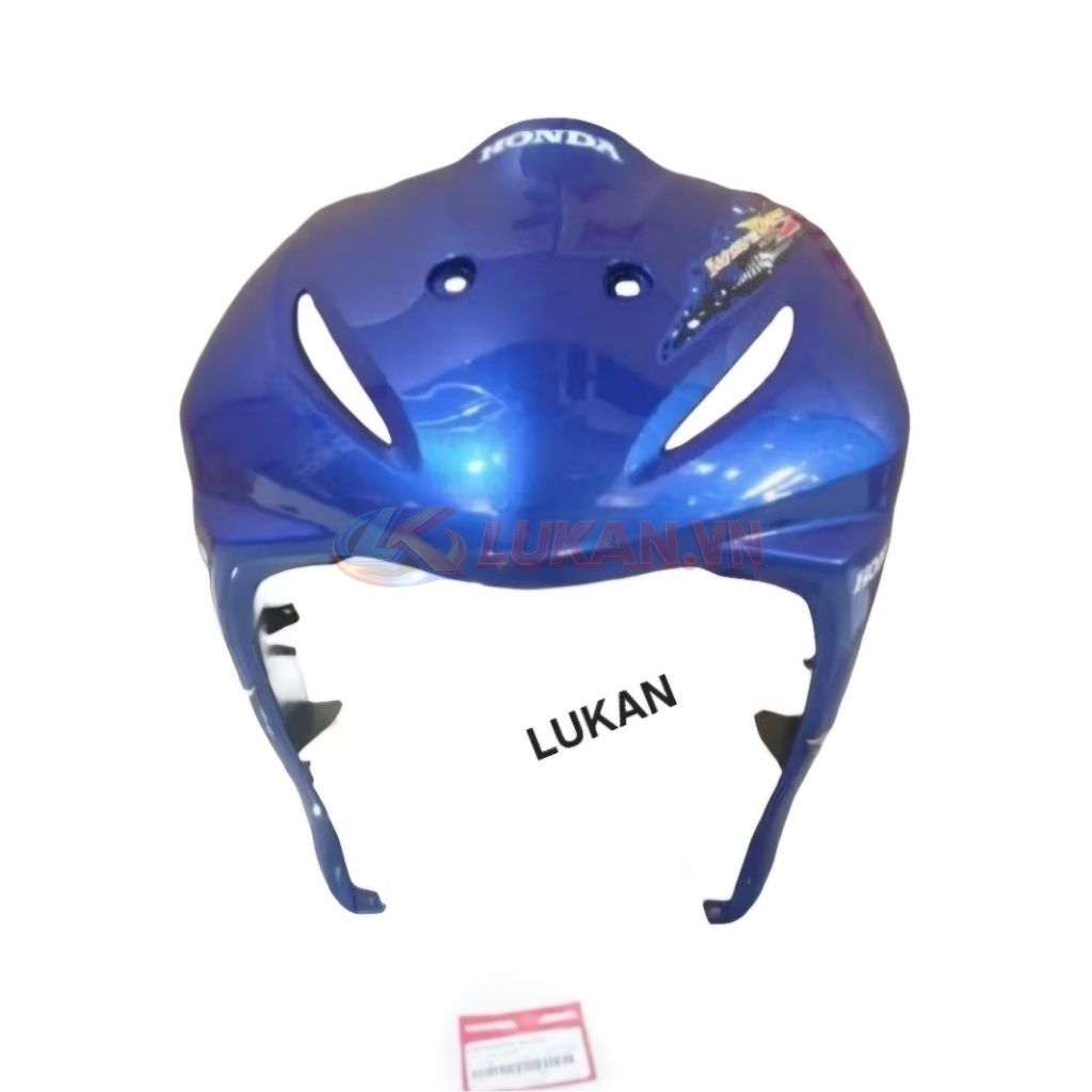 Nhựa ốp võ mặt nạ trước WAVE S110, RS 110.... Xanh zin Honda - Ảnh 7