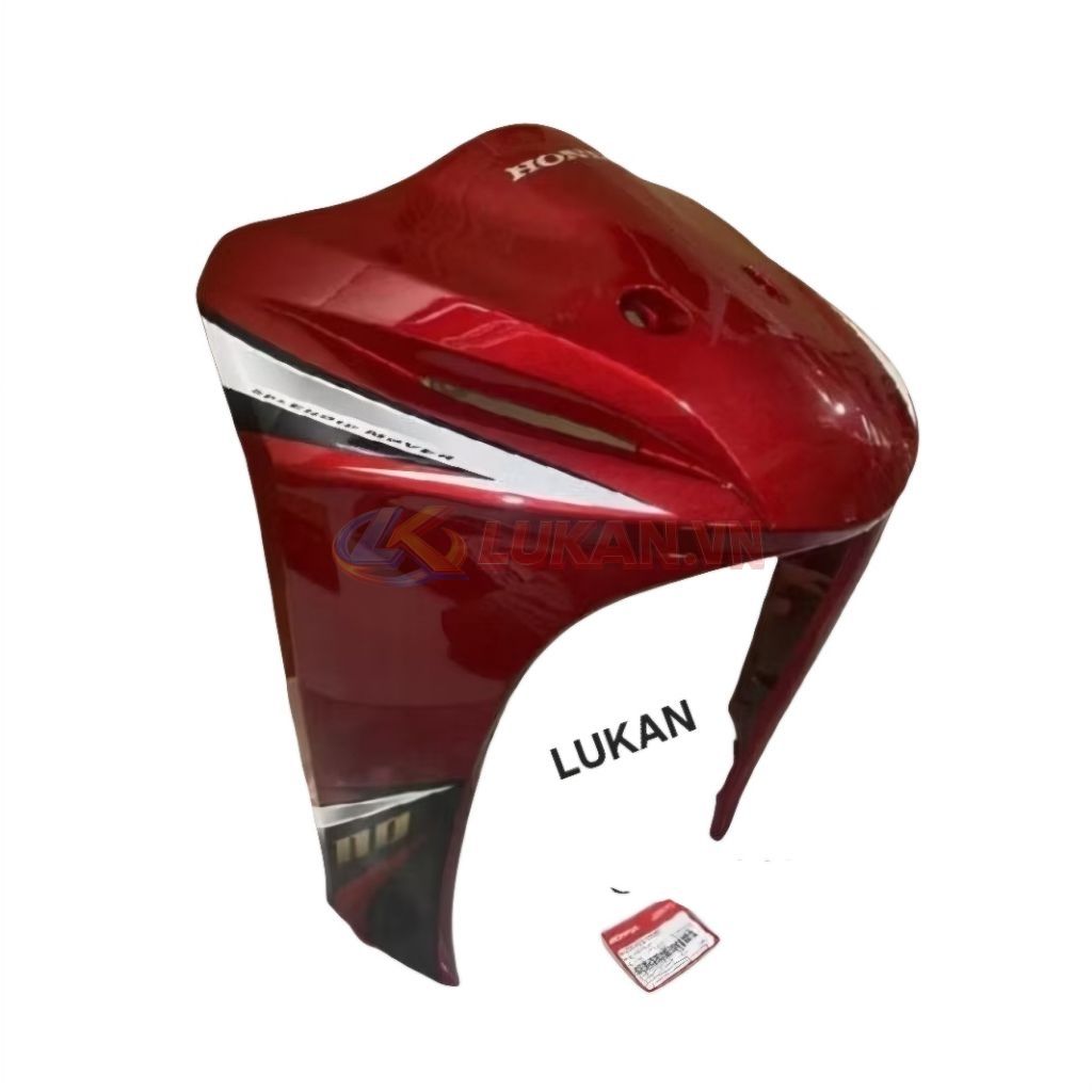 Nhựa ốp mặt nạ trước WAVE S110, RS 110... Đỏ zin Honda - Ảnh 4