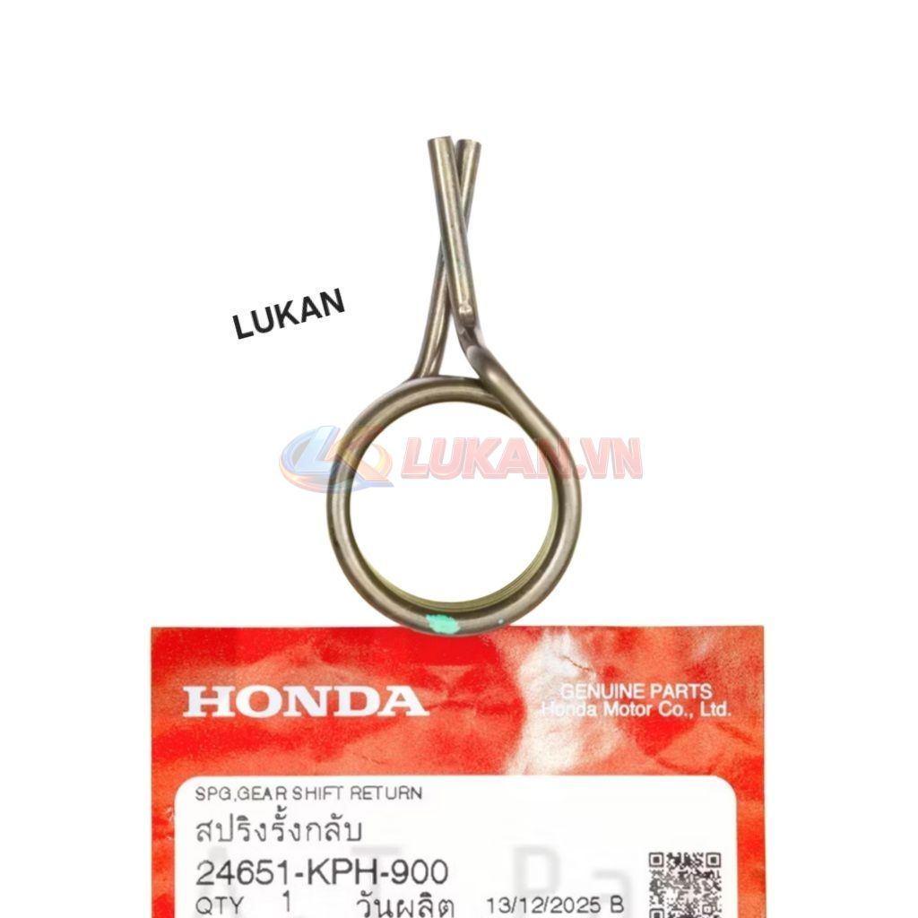 Lò xo hồi trục cốt cần sang số FUTURE 2, NEO, MẬP, LED 125... zin 24651-KPH-900 - Ảnh 6