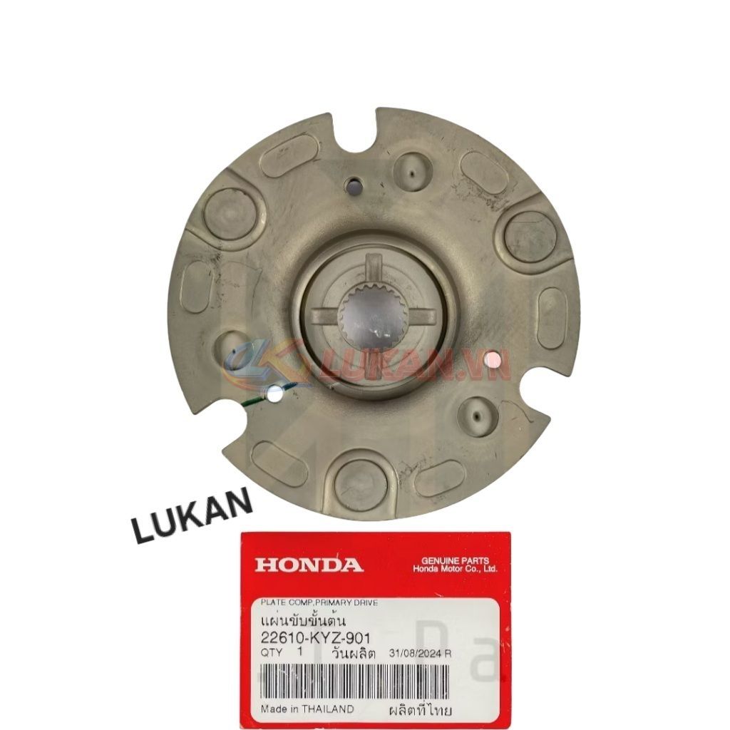 Đế sắt chuông nồi côn ba càng FUTURE MẬP, LED, WAVE 125... zin 22610-KYZ-901 - Ảnh 6