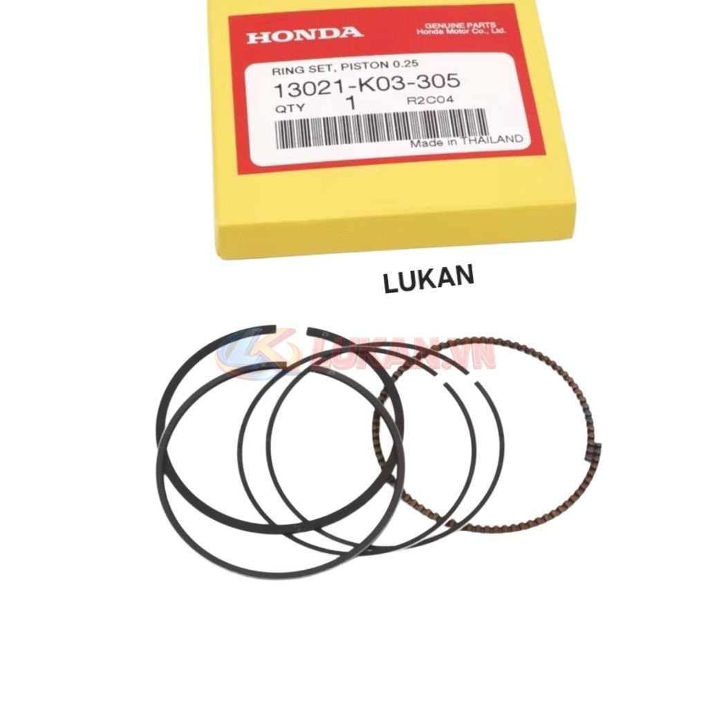 Bộ bạc, xéc măng piston WAVE S110, RSX, BLADE, A110... zin 13031-KWW-740, 13031-K03-305, 13021 - Ảnh 6
