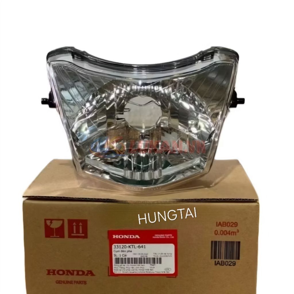 Pha chóa đèn trước WAVE A, ALPHA 110 zin chính hãng Honda 33120-KTL-641