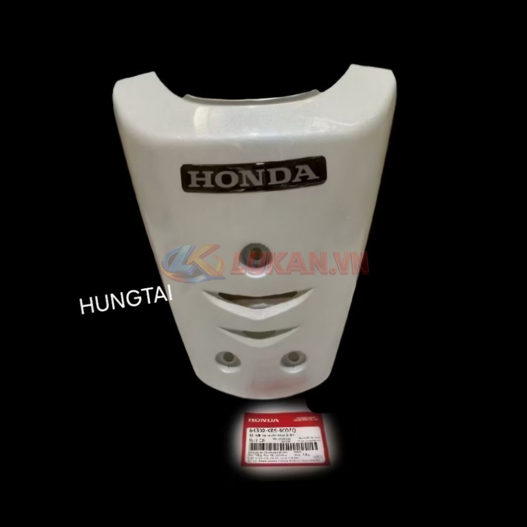 Nhựa ốp mặt nạ trước xe WAVE ZX.... Trắng zin chính hãng Honda