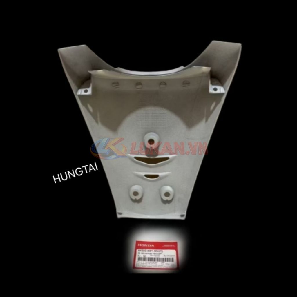 Nhựa ốp mặt nạ trước xe WAVE ZX.... Trắng zin chính hãng Honda - Ảnh 2