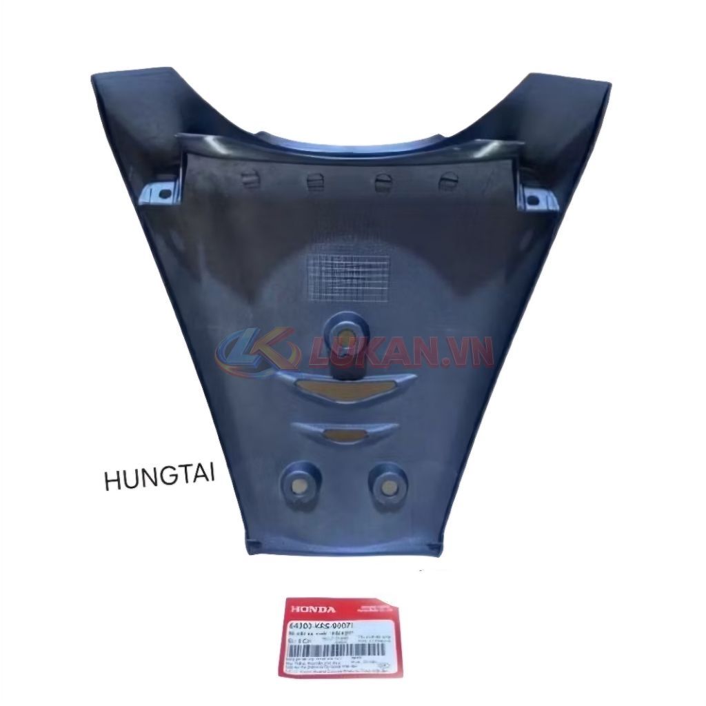 Nhựa ốp mặt nạ trước xe WAVE ALPHA đời đầu Xám zin Honda 64300-KRS-900ZL - Ảnh 4