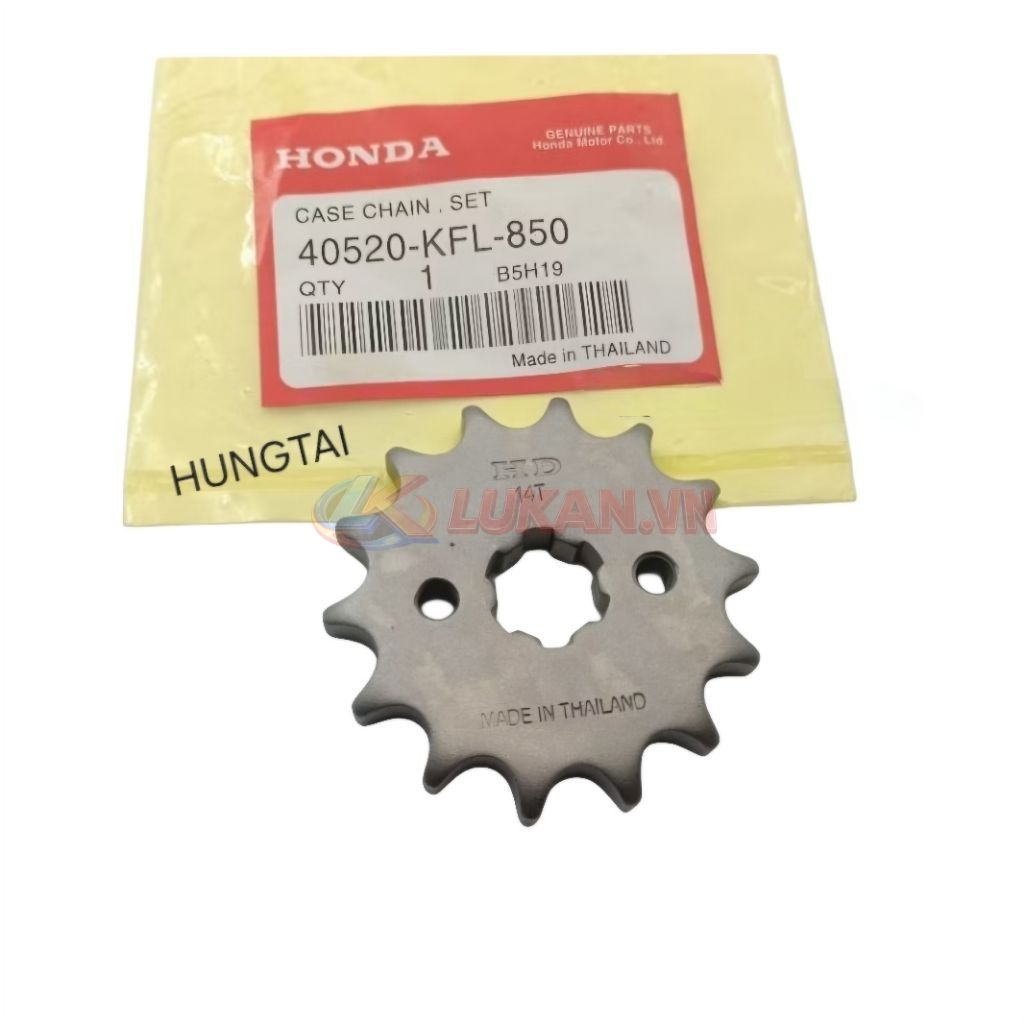 Bánh răng, nhông tải trước DREAM, WAVE, FUTURE.... zin Honda 40520-KFL-850 - Ảnh 3