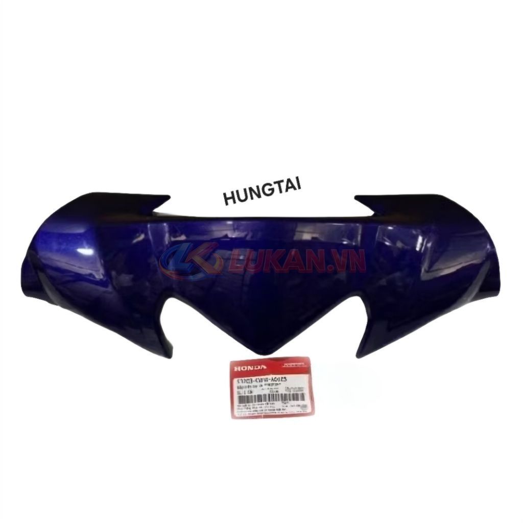 Ốp nhựa đầu đèn trước, nắp trên tay lái WAVE S110, RSX... Xanh tím, mực zin - Ảnh 3