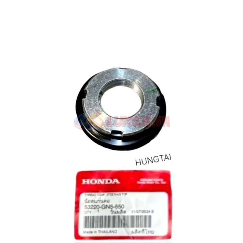 Bộ ốc tán cổ, chảng ba tay lái DREAM, WAVE, FUTURE... zin Honda Thái 50306-GN5-900, 53220-GN5-850 - Ảnh 4