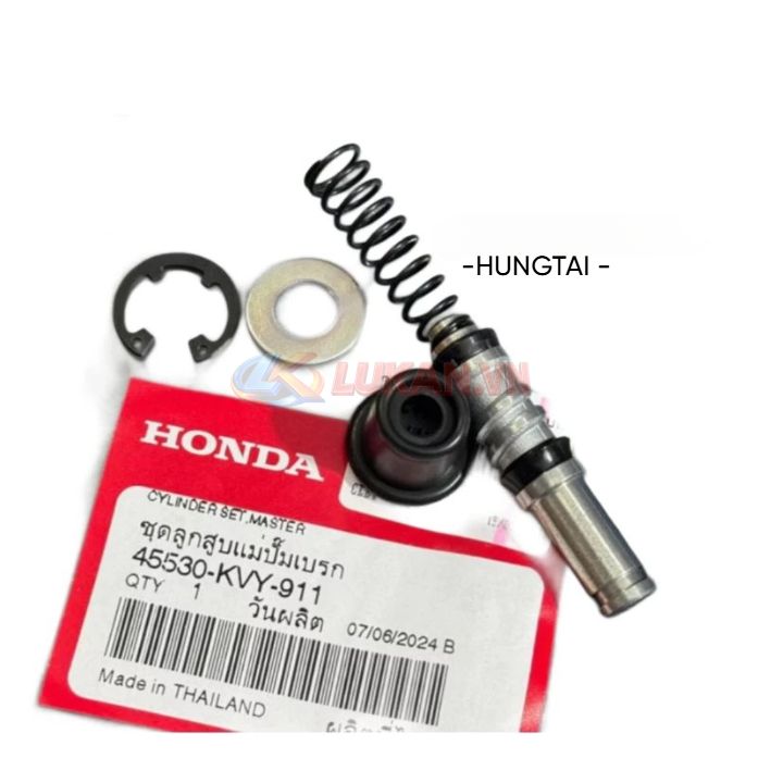 Bộ phốt lò xo cupen cùm dầu phanh WAVE S110, RSX, FUTURE 125.... zin Thái 45530-KVY-911 - Ảnh 3