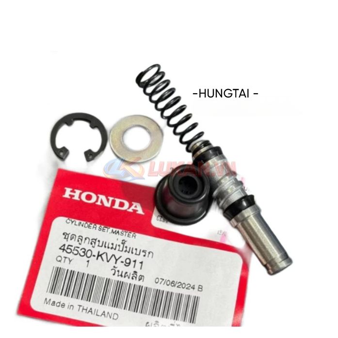 Bộ phốt lò xo cupen cùm dầu phanh WAVE S110, RSX, FUTURE 125.... zin Thái 45530-KVY-911 - Ảnh 4