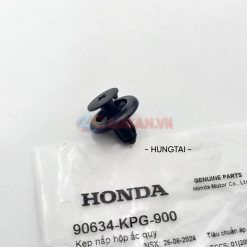 Ốc vít nhựa, kẹp nắp hộp bình ắc quy WAVE, FUTURE 125... zin Honda 90634-KPG-900