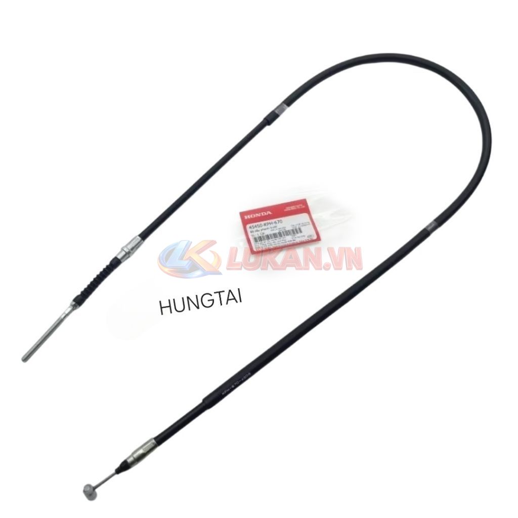 Sợi dây thắng, phanh đùm trước xe WAVE A, ALPHA 100... zin Honda 45450-KPH-670 - Ảnh 3