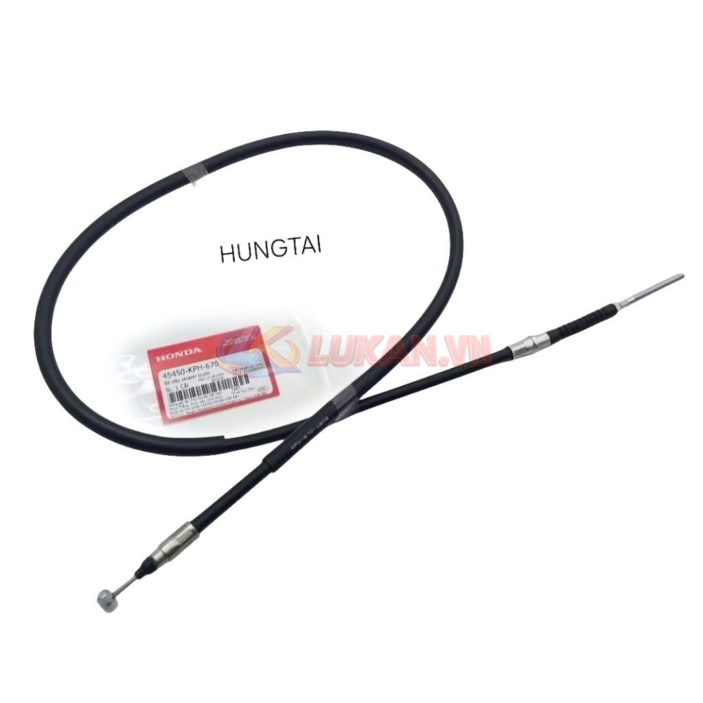 Sợi dây thắng, phanh đùm trước xe WAVE A, ALPHA 100... zin Honda 45450-KPH-670 - Ảnh 4
