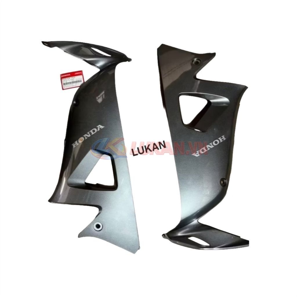 Cặp nhựa ốp bửng yếm trong WAVE A, RS, S100... Xám zin Honda - Ảnh 2