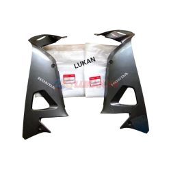 Cặp nhựa ốp bửng yếm trong WAVE A, RS, S100... Xám zin Honda
