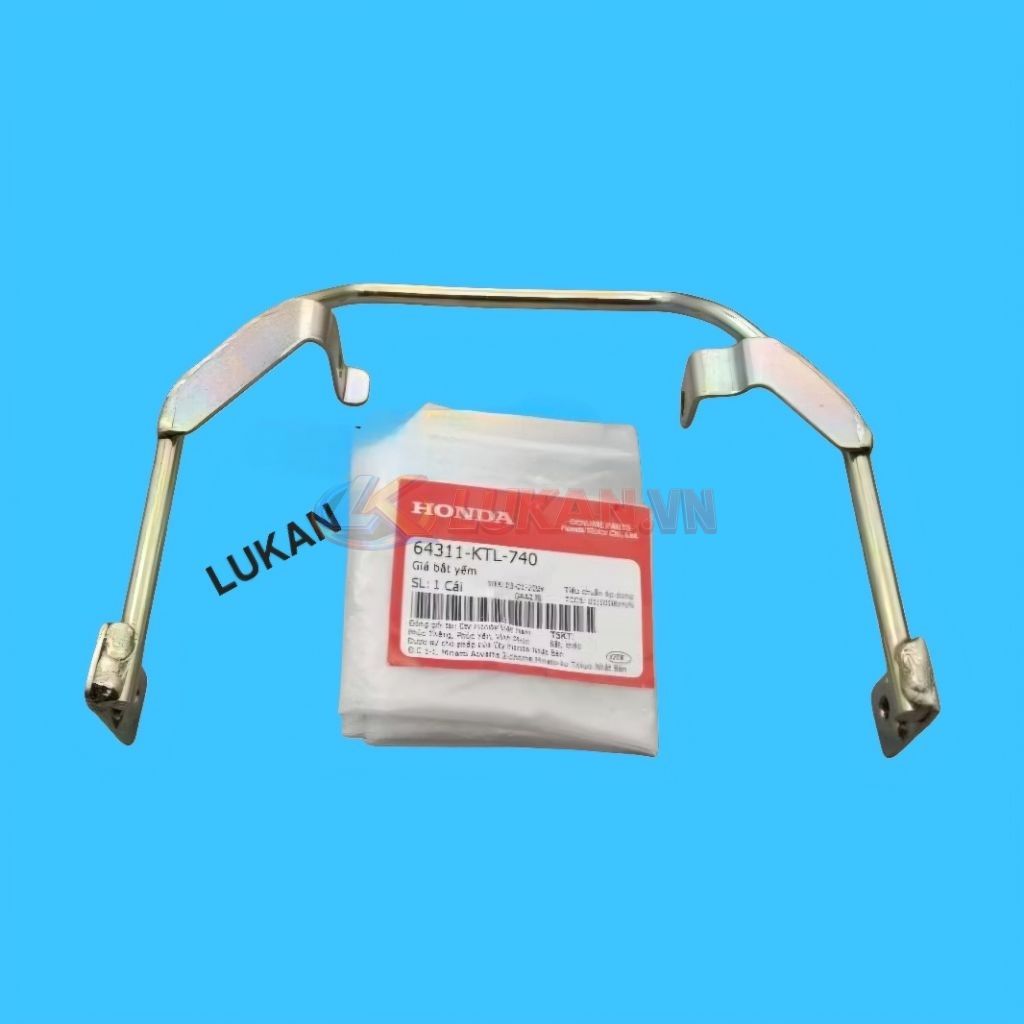 Khung, pass lòng gắn bửng cánh yếm WAVE A, RS, S100, RSX.... zin Honda 64311-KTL-740 - Ảnh 4