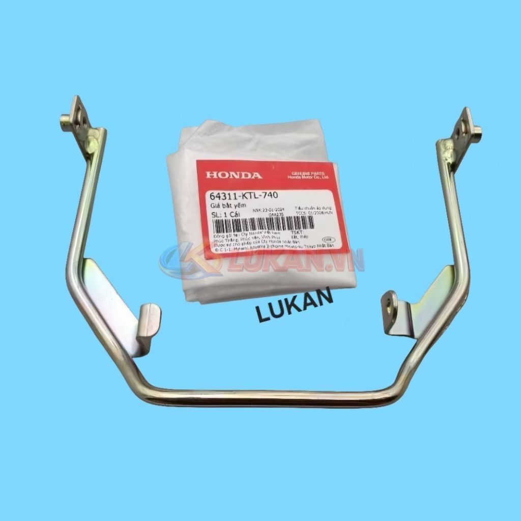 Khung, pass lòng gắn bửng cánh yếm WAVE A, RS, S100, RSX.... zin Honda 64311-KTL-740 - Ảnh 2