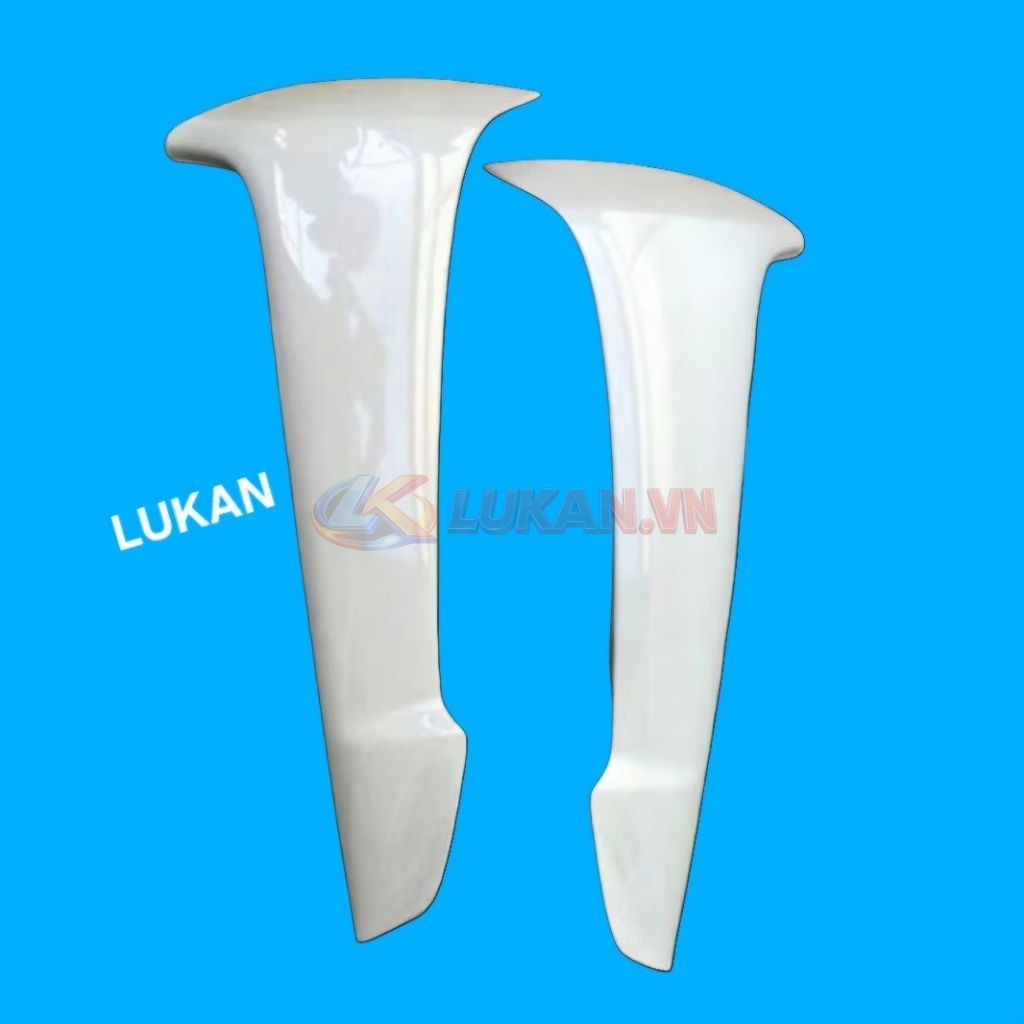 Cặp nhựa bửng cánh yếm ngoài WAVE A, ALPHA, RS... trắng zin Honda