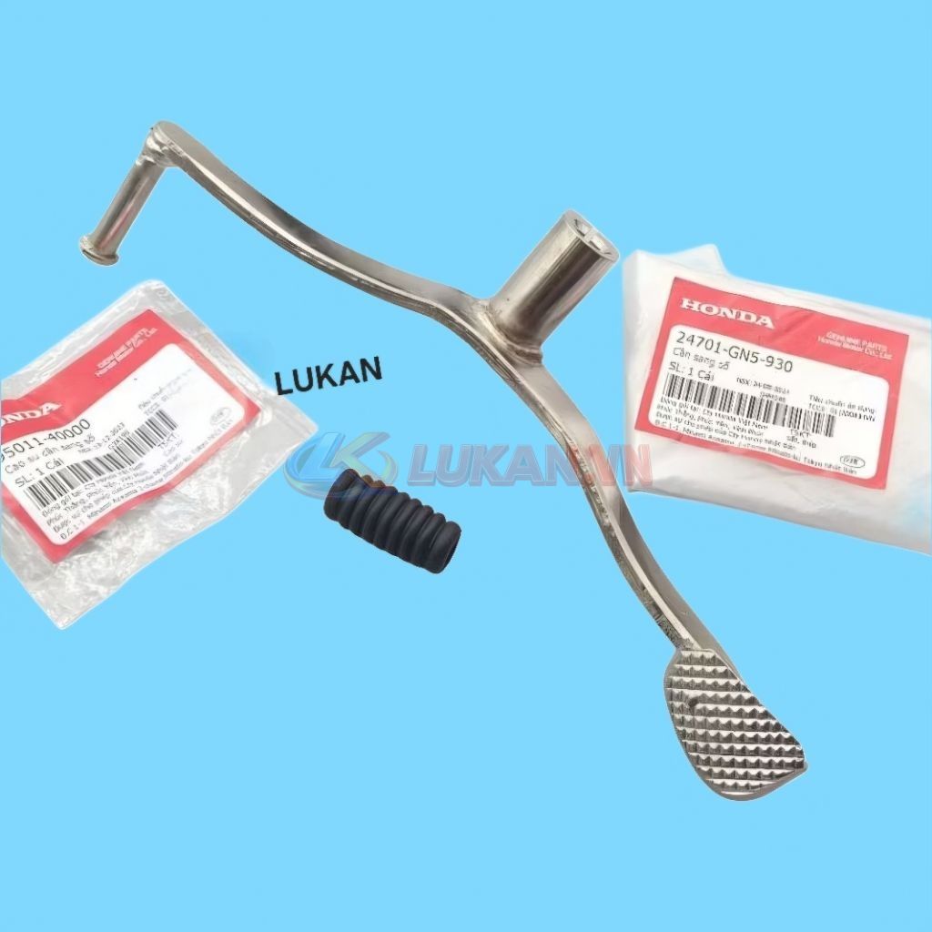 Cần đạp sang số xe Super DREAM đời đầu zin Honda luôn cao su 24701-GN5-930 - Ảnh 4