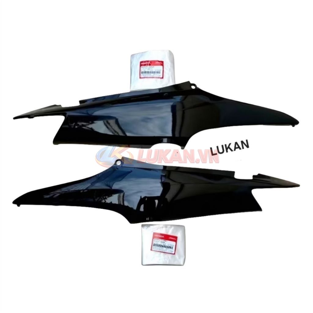 Cặp nhựa, võ ốp thân sườn áo WAVE A, ALPHA, S100... đen zin Honda - Ảnh 2